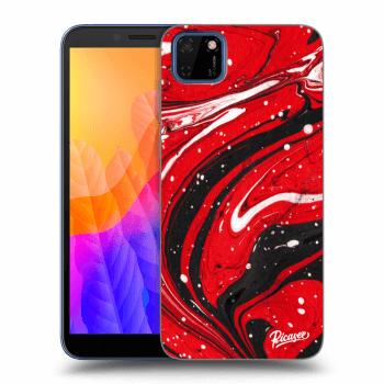 Ovitek za Huawei Y5P - Red black