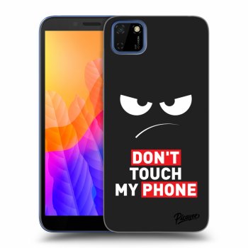 Ovitek za Huawei Y5P - Angry Eyes - Transparent