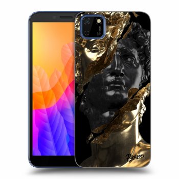 Ovitek za Huawei Y5P - Gold - Black