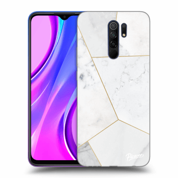 Ovitek za Xiaomi Redmi 9 - White tile