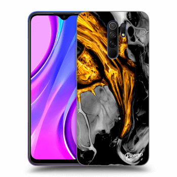 Ovitek za Xiaomi Redmi 9 - Black Gold