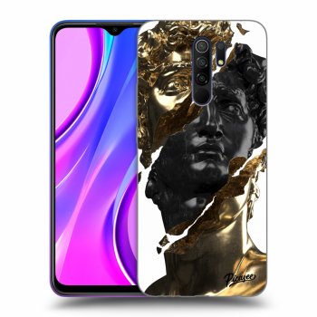 Ovitek za Xiaomi Redmi 9 - Gold - Black