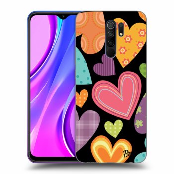 Ovitek za Xiaomi Redmi 9 - Colored heart