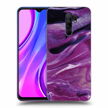 Ovitek za Xiaomi Redmi 9 - Purple glitter