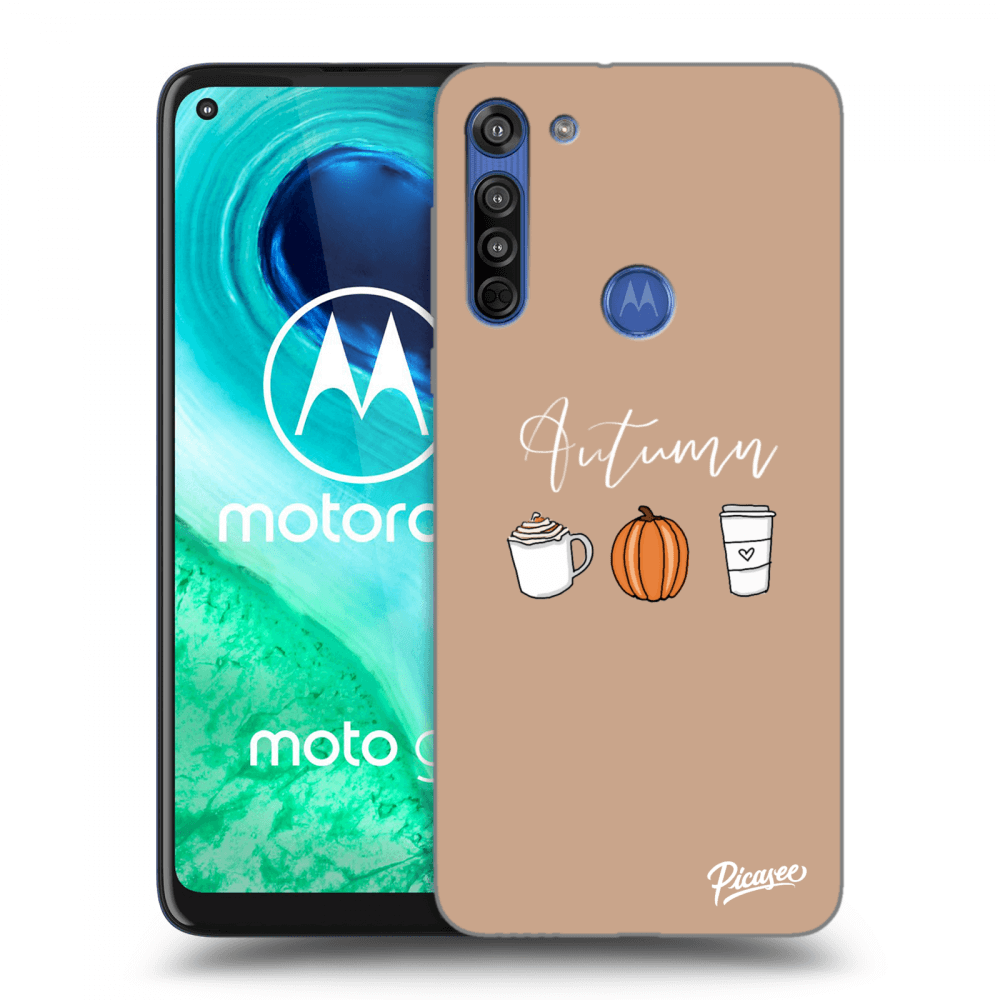 Picasee silikonski prozorni ovitek za Motorola Moto G8 - Autumn