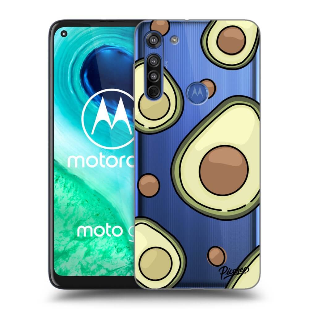 Picasee silikonski prozorni ovitek za Motorola Moto G8 - Avocado