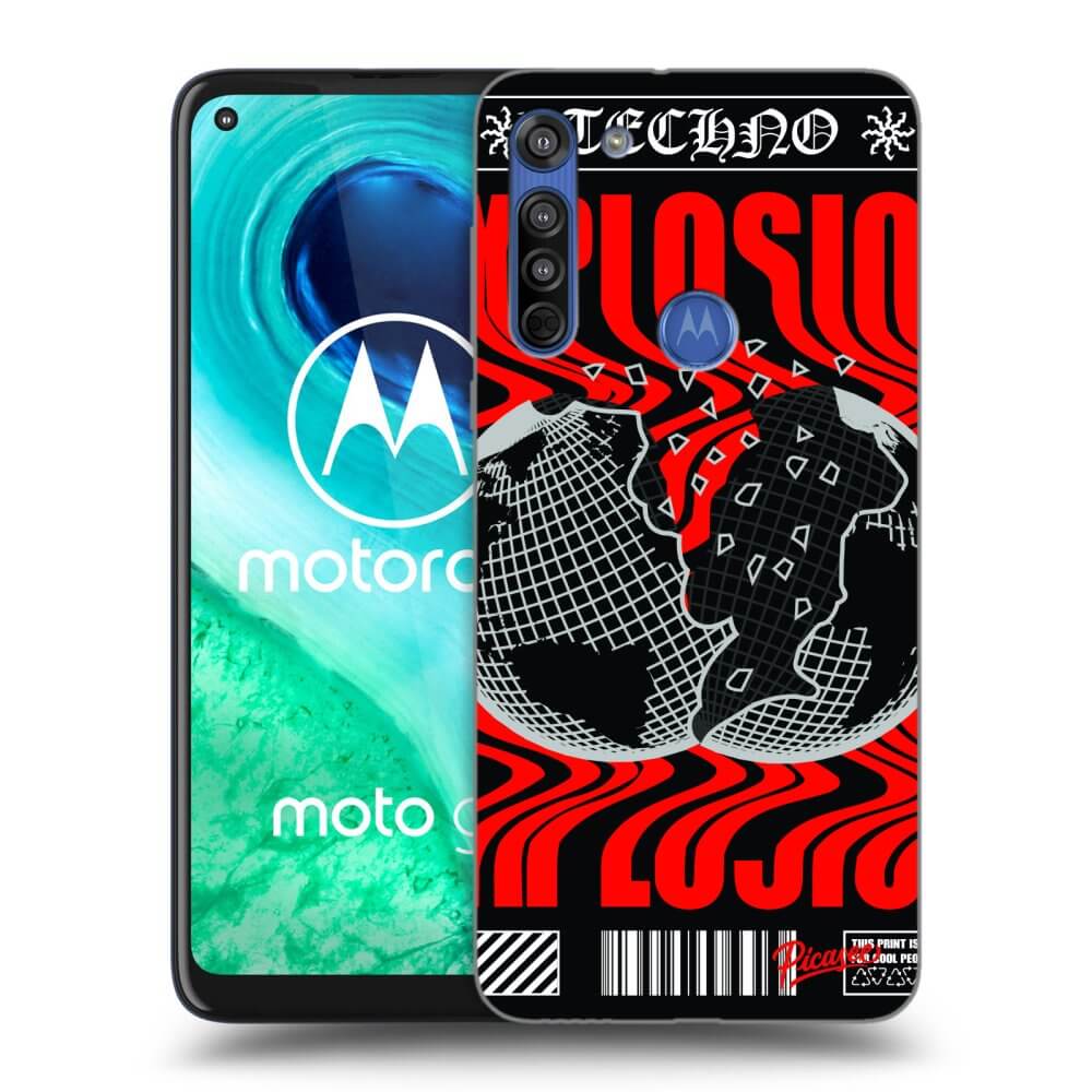 Picasee silikonski prozorni ovitek za Motorola Moto G8 - EXPLOSION