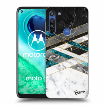 Ovitek za Motorola Moto G8 - Black & White geometry