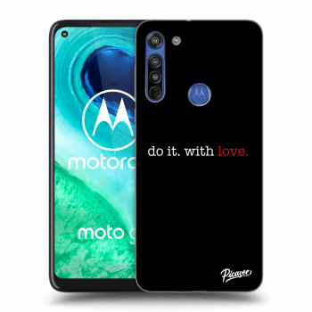 Picasee silikonski prozorni ovitek za Motorola Moto G8 - Do it. With love.