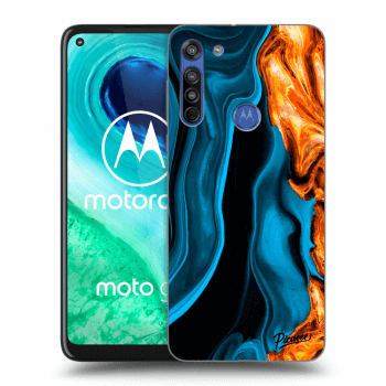 Ovitek za Motorola Moto G8 - Gold blue