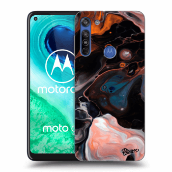 Picasee silikonski prozorni ovitek za Motorola Moto G8 - Cream