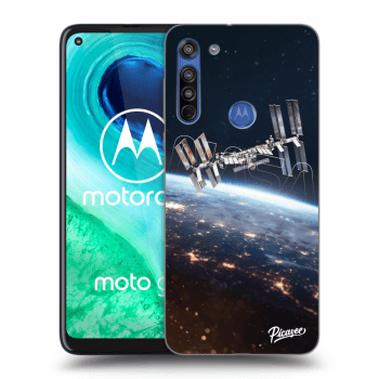 Picasee silikonski prozorni ovitek za Motorola Moto G8 - Station