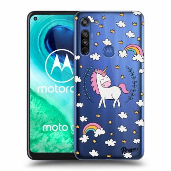 Ovitek za Motorola Moto G8 - Unicorn star heaven