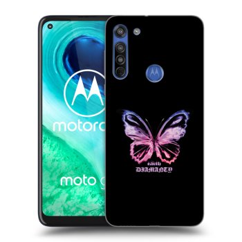 Ovitek za Motorola Moto G8 - Diamanty Purple