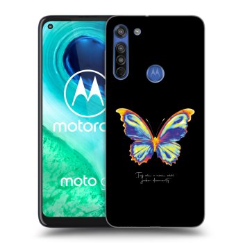Ovitek za Motorola Moto G8 - Diamanty Black