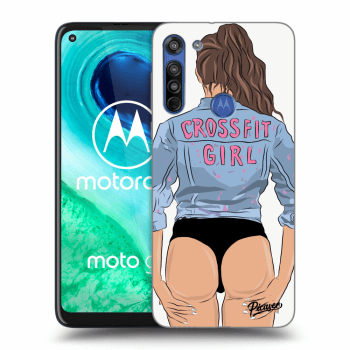 Ovitek za Motorola Moto G8 - Crossfit girl - nickynellow