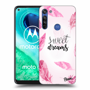 Picasee silikonski prozorni ovitek za Motorola Moto G8 - Sweet dreams
