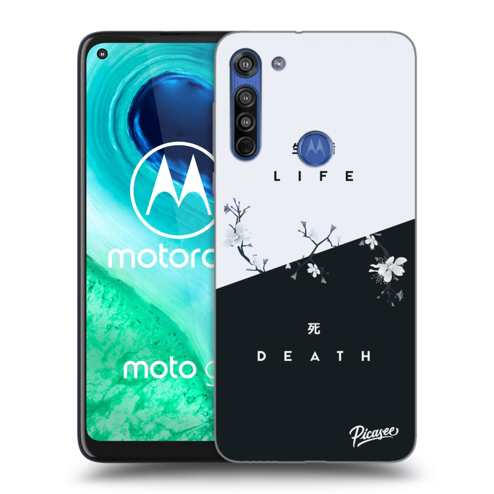 Picasee silikonski prozorni ovitek za Motorola Moto G8 - Life - Death