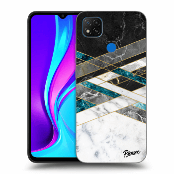 Ovitek za Xiaomi Redmi 9C - Black & White geometry