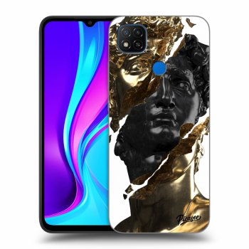 Ovitek za Xiaomi Redmi 9C - Gold - Black