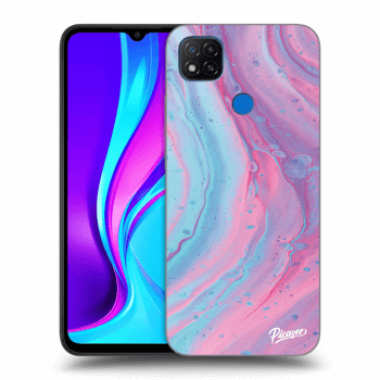 Ovitek za Xiaomi Redmi 9C - Pink liquid