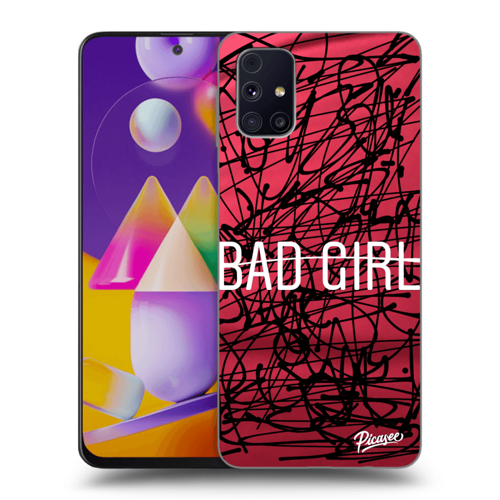 Picasee silikonski črni ovitek za Samsung Galaxy M31s - Bad girl