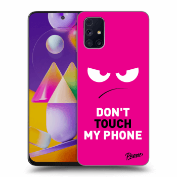 Ovitek za Samsung Galaxy M31s - Angry Eyes - Pink