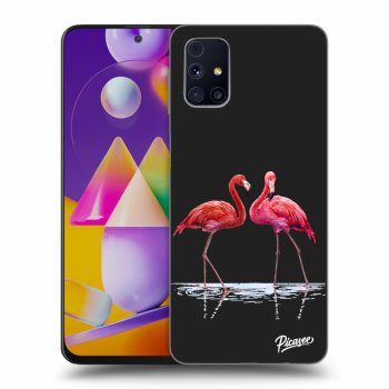 Ovitek za Samsung Galaxy M31s - Flamingos couple