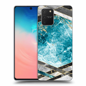 Ovitek za Samsung Galaxy S10 Lite - Blue geometry