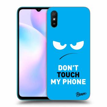 Ovitek za Xiaomi Redmi 9A - Angry Eyes - Blue