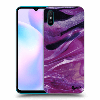 Ovitek za Xiaomi Redmi 9A - Purple glitter