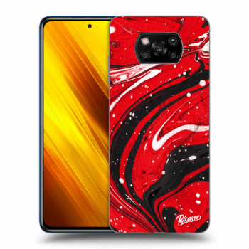 Ovitek za Xiaomi Poco X3 - Red black