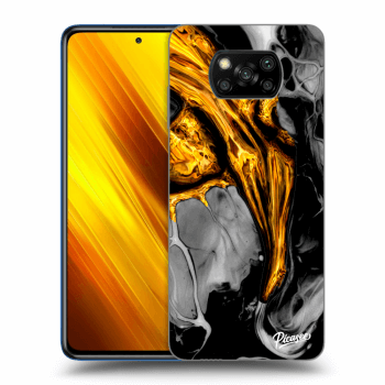Ovitek za Xiaomi Poco X3 - Black Gold