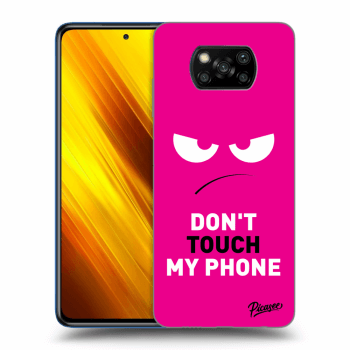 Ovitek za Xiaomi Poco X3 - Angry Eyes - Pink