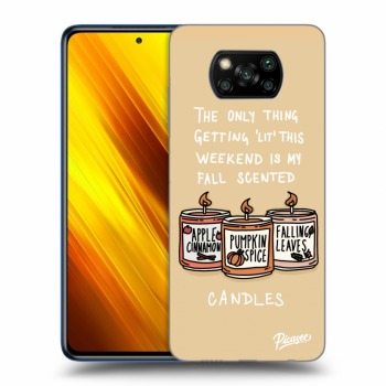 Ovitek za Xiaomi Poco X3 - Candles