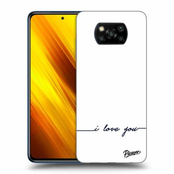 Ovitek za Xiaomi Poco X3 - I love you