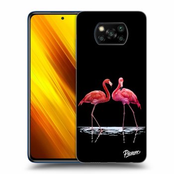 Ovitek za Xiaomi Poco X3 - Flamingos couple