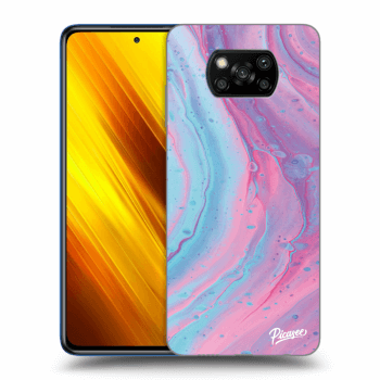 Ovitek za Xiaomi Poco X3 - Pink liquid