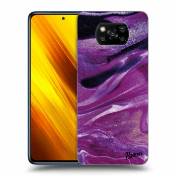 Ovitek za Xiaomi Poco X3 - Purple glitter