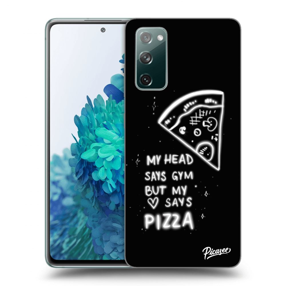 Picasee silikonski prozorni ovitek za Samsung Galaxy S20 FE - Pizza