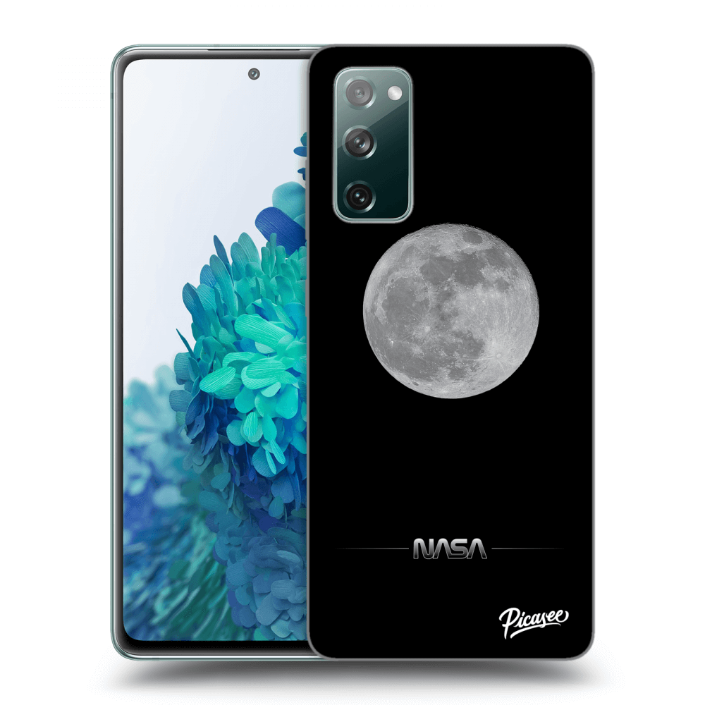 Picasee silikonski črni ovitek za Samsung Galaxy S20 FE - Moon Minimal