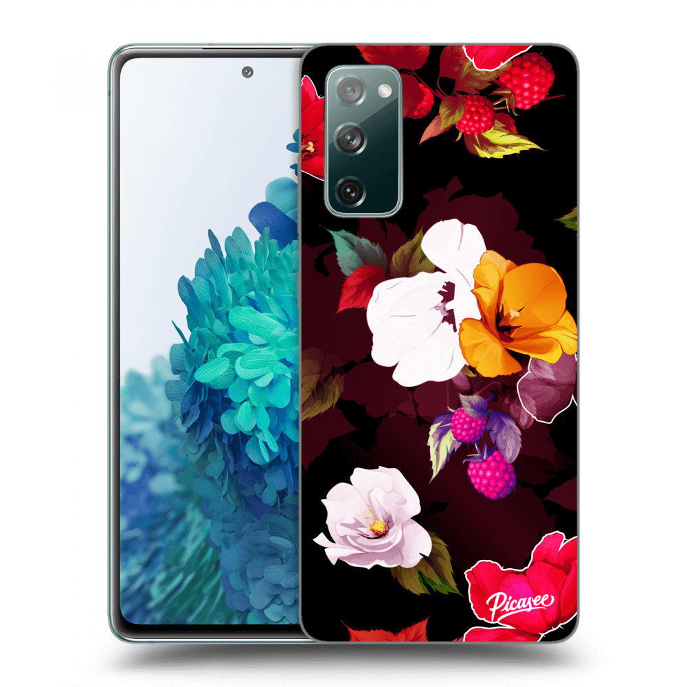 Silikonski Prozorni Ovitek Za Samsung Galaxy S20 FE - Flowers And Berries