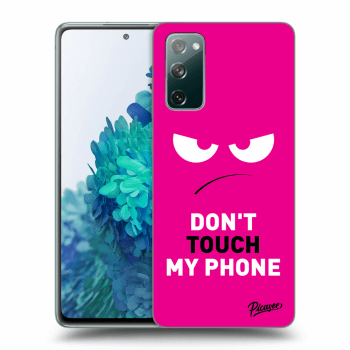 Ovitek za Samsung Galaxy S20 FE - Angry Eyes - Pink