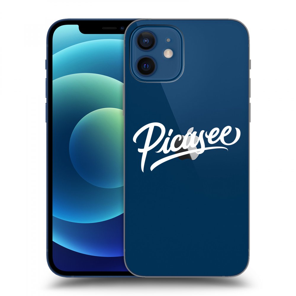 Picasee silikonski prozorni ovitek za Apple iPhone 12 - Picasee - White