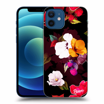 Picasee ULTIMATE CASE MagSafe za Apple iPhone 12 - Flowers and Berries