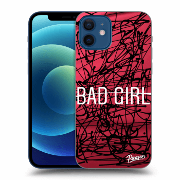 Picasee silikonski prozorni ovitek za Apple iPhone 12 - Bad girl