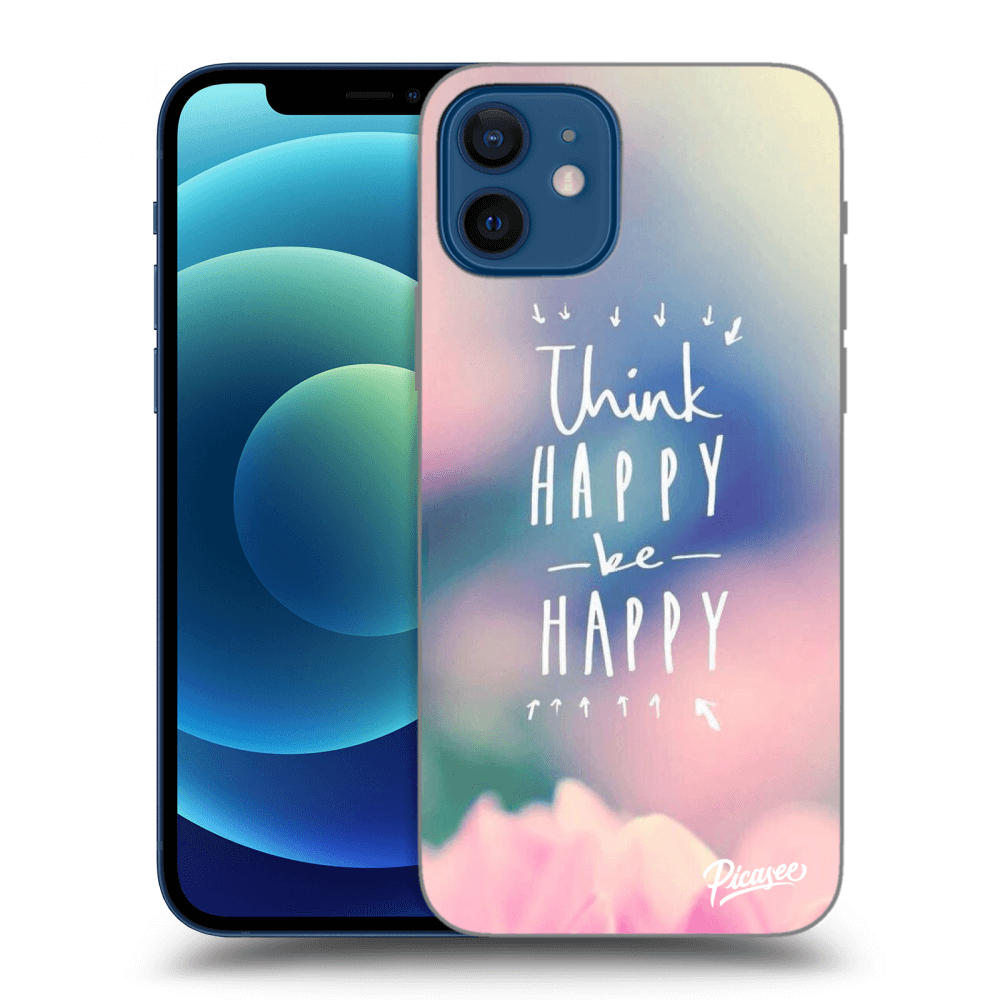 Picasee ULTIMATE CASE MagSafe za Apple iPhone 12 - Think happy be happy