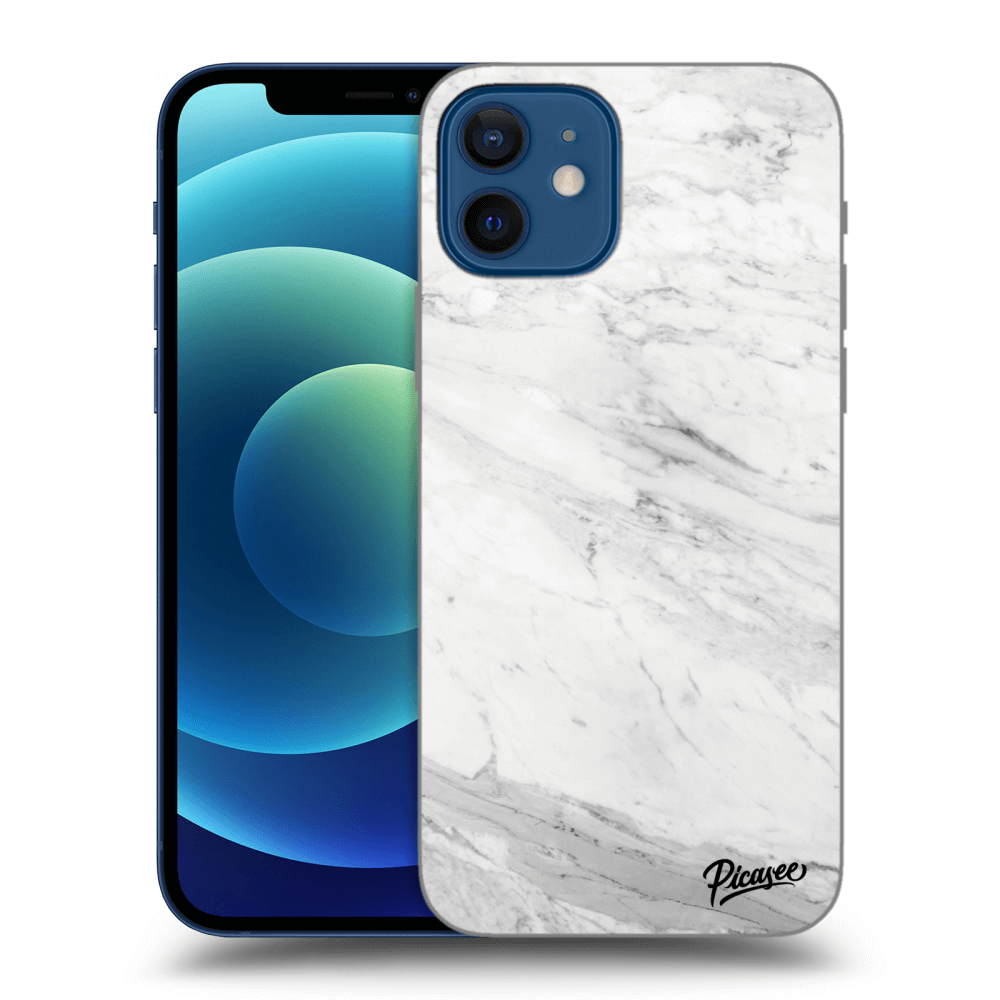 Picasee ULTIMATE CASE za Apple iPhone 12 - White marble