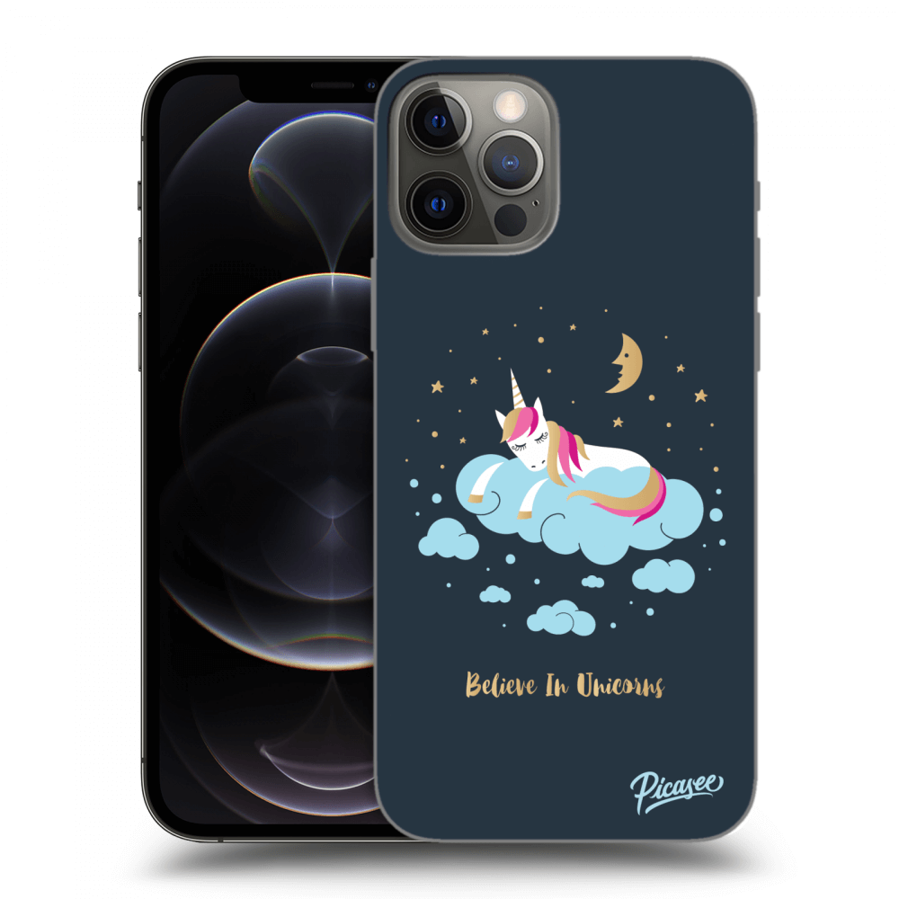 Picasee ULTIMATE CASE MagSafe za Apple iPhone 12 Pro - Believe In Unicorns