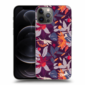 Ovitek za Apple iPhone 12 Pro - Purple Leaf